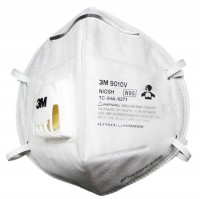 3M N95 9010V 摺合式防塵活門保健口罩(20個/盒)