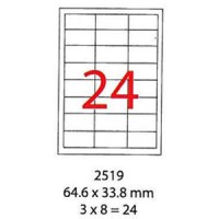 Smart Label 2519 多用途打印標籤 A4 (64.6 X 33.8mm)