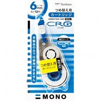 TOMBOW 蜻蜓牌 MONO CR-6 改錯帶芯(6mm x 12m)