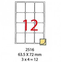 Smart Label 2516 多用途打印標籤 A4 (63.5 X 72mm)