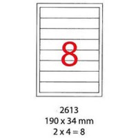 Smart Label 2613 多用途打印標籤 A4 (190 X 34mm)
