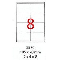 Smart Label 2570 多用途打印標籤 A4 (105 X 70mm)