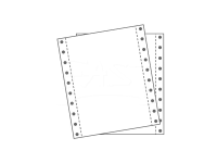 2層空白NCR電腦紙 9.5吋 x11吋 (950張)W/W