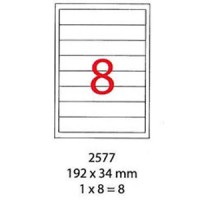 Smart Label 2577 多用途打印標籤 A4 (192 X 34mm)
